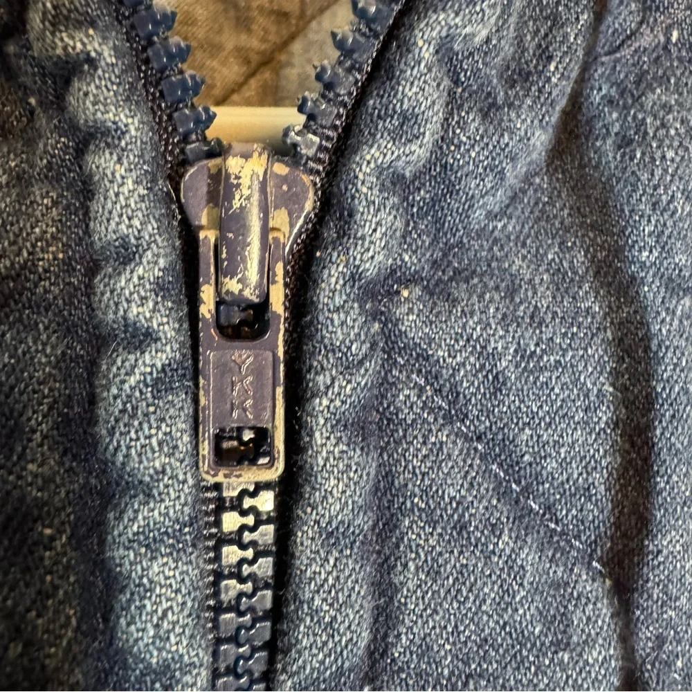 Vintage‎ Oshkosh B'Gosh Denim Quilted Hooded Jacket Size 24M